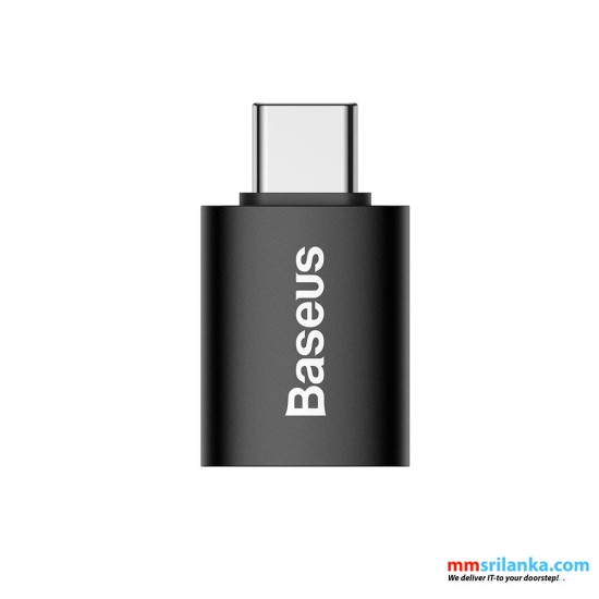 Baseus Ingenuity Series Mini OTG Adapter Type C To USB A Black